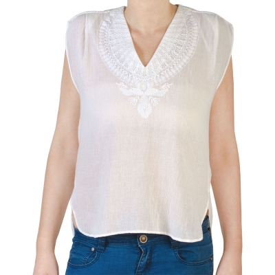 Sophie Emb Top - 