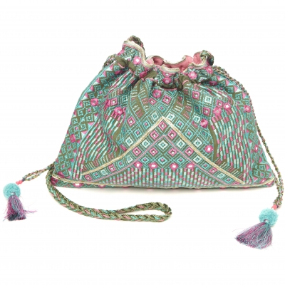 Ami Emb Pouch - 