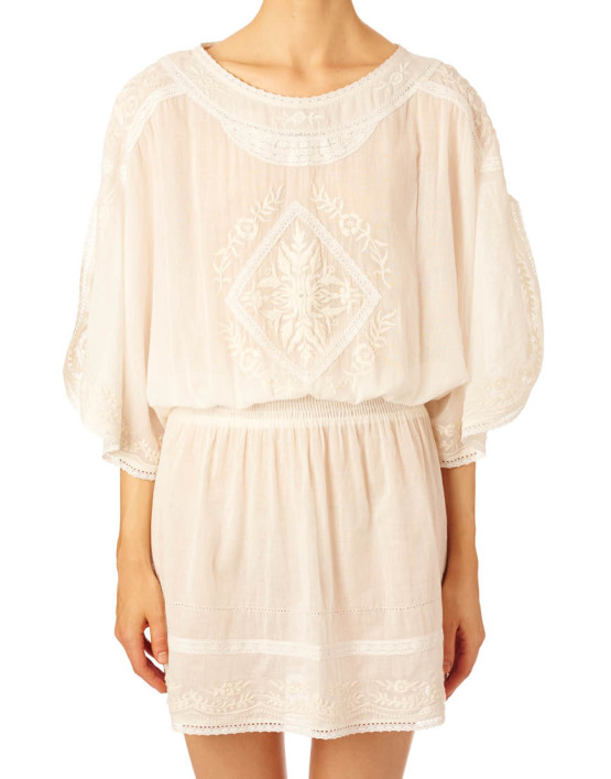 betsie dress ecru
