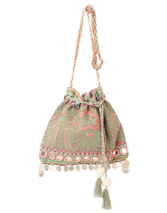 minta pouch pale grey