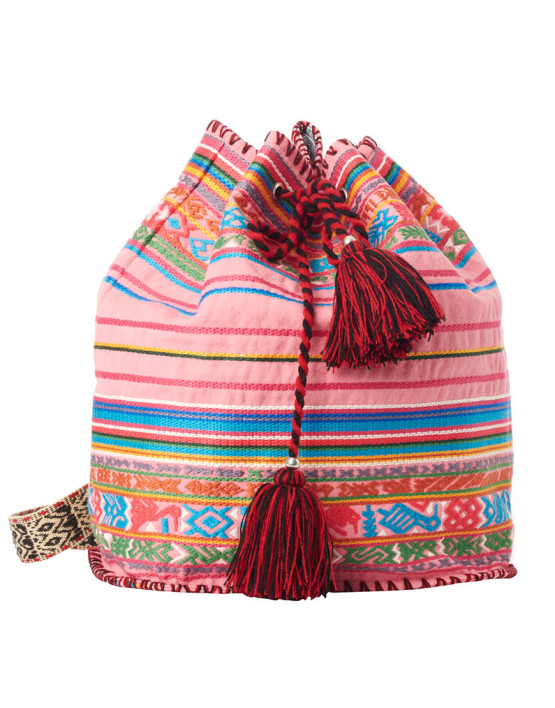 pelli duffle pink